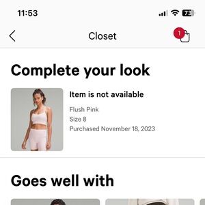 Lulu Lemon Bra Flush Pink